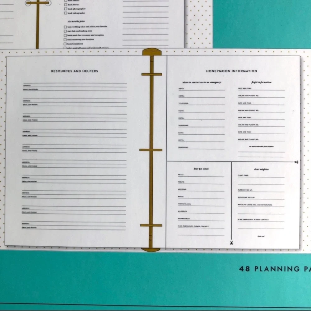 Kate Spade Miss to Mrs Bridal Wedding Planner